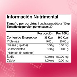 Péptidos de Colágeno, Sin sabor, 10 gramos por porción, 300 gramos, 2 PACK