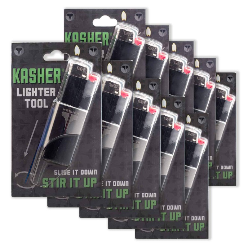 Kasher Classic Multi-Tool Lighter Case with Lighter - Lightweight, Durable