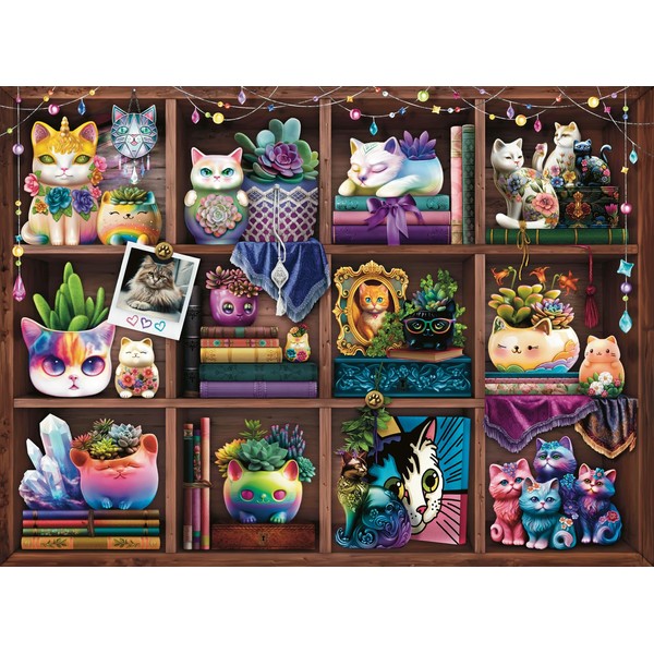 Ravensburger Cats and Succulents Jigsaw Puzzle - 500 Pieces |