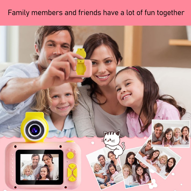 Kids Camera 40MP Flip Lens Digital Camera Fun Video Record