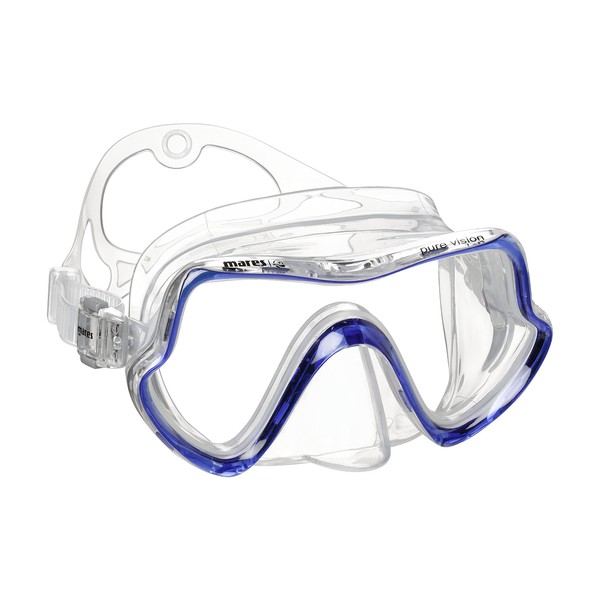 Mares Aquazone Pure Vision Mask Adult Unisex Blue Trasparent