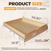 Pull Out Drawers for Cabinet Wood Slide Out Cabinet Organizer