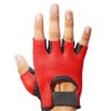PRIME SPORTS Leather Padded Mesh Fingerless Weight Lifting Exercise Gym