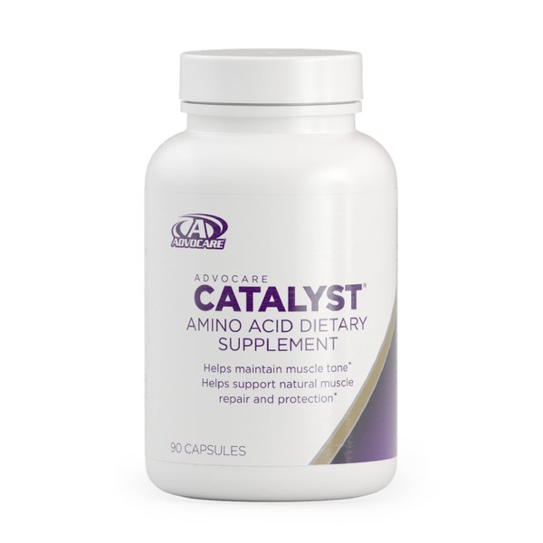 AdvoCare Catalyst Amino Acid Dietary Supplement - Pre-Workout Supplements for Muscle Building - Essential Amino Acids Supplement for Women & Men - Best Amino Acids to Build Lean Muscle - 90 Capsules