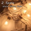 Encoidoz 27.5FT Outdoor Globe Patio String Lights - 6pcs Colored