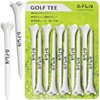 &FUN Golf Tees, Low Resistance Head, Long Tees, 3.3 inches