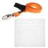 ALG ID Cards® Orange ID Card Badge Wallet - Orange