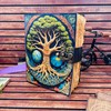 Tree of Life Leather Journal, Large 400 Pages Grimoire Spell