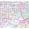 San Gabriel Valley-East Los Angeles Vicinity Wall Map (48" x