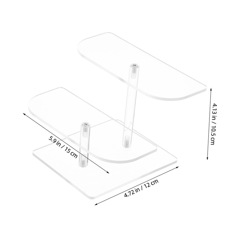 CHILDWEET Acrylic Multi Display Stand Figures and Sunglasses Storage Shelf