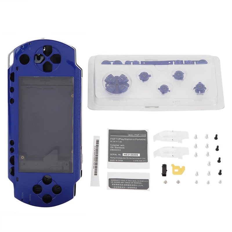 fasient Full Housing Case Cover Kit for PSP 1000, Replacement