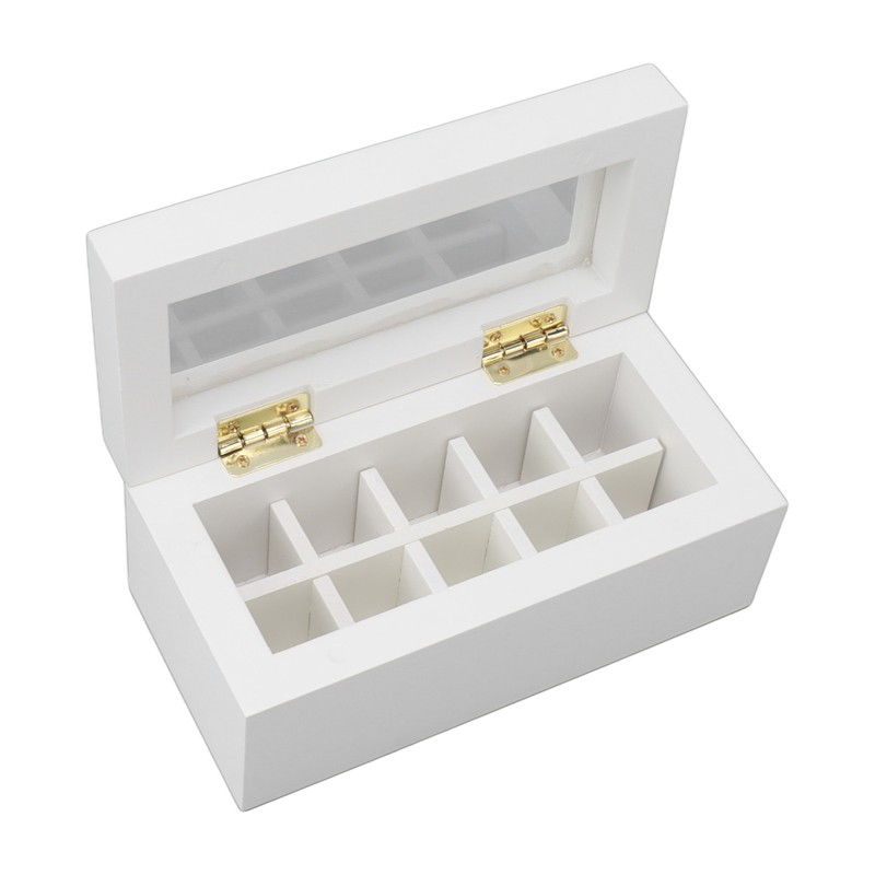 10 Slots Essential Oil Storage Box Case Bamboo Wood Essential