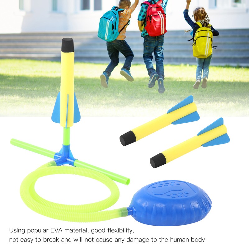 Outdoor Kid Air Pump Jump Rocket for Fun Relaxation 1