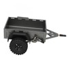RC Car Hitch Trailer Aluminum Alloy Antislip Rubber Tire Rustproof