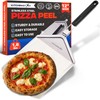 KitchenStar Stainless Steel Pizza Peel 12 inch with 10 inch