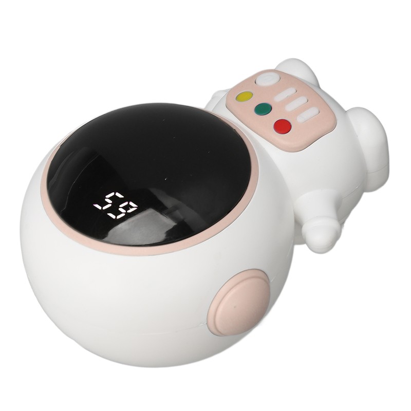 Astronaut Shaped Cute Hand Warmer Digital Display USB Rechargeable 2