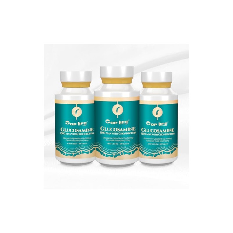 (3-Pack) Top Life Joint Vitality Unleashed - Glucosamine 1500 Max
