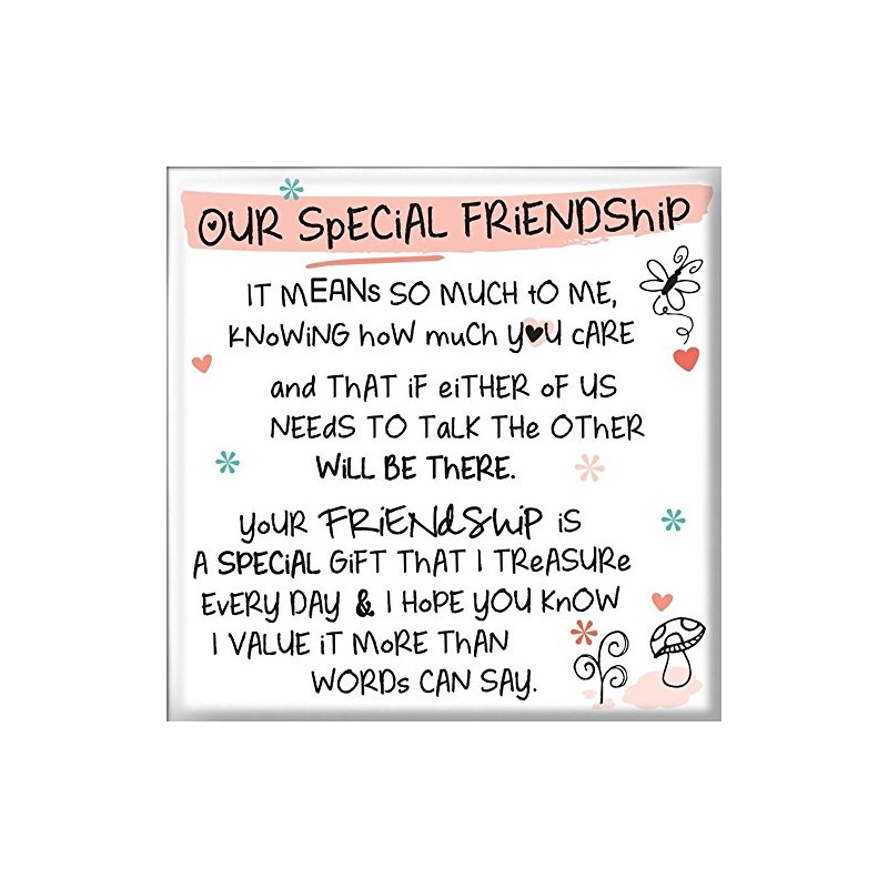 Inspired Words Magnet - Our Special Friendship