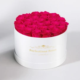 Perfectione Roses 27 Roses in a Box, Mothers Day Rose, Preserved Flowers for Her, Flowers for Delivery Birthday Gifts for Women (Radiant Pink)