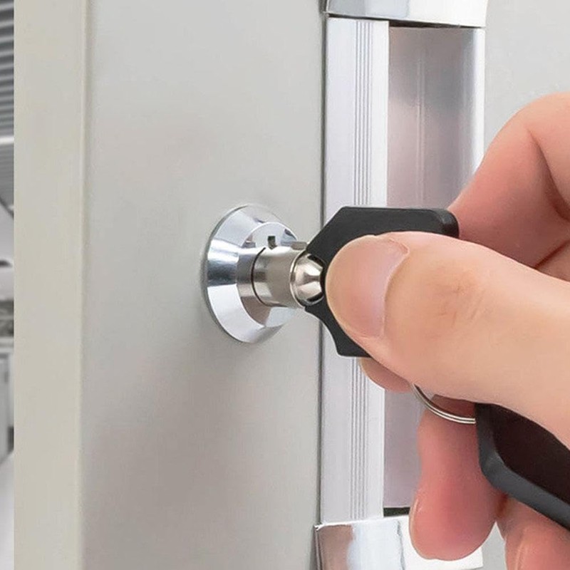 1 Set Toolbox Lock with Keys, Tubular Lock and Key