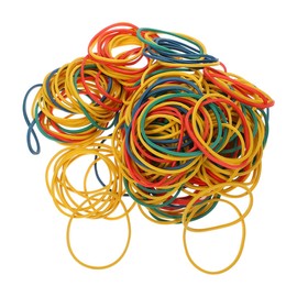 MAGICLULU Elastic Bands 100pcs Thickened Rubber Bands Elastic Cord Home Office Decor Multi-function Craft Binding