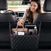 Car Seat Storage Organizer for Front Seats – PU Leather