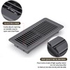 FanGoFast 4" x 12" (Duct Opening Size) Floor Register Dark