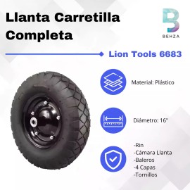 Lion Tools Llanta Para Carretilla Completa Lion Tools