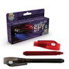 Funtime Gifts 10623 Invisible Ink Spy Pen-2 pack, Red and