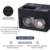 Mcbazel Automatic Double Watch Winder with Storage Box, Watch Winders