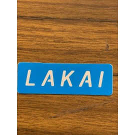 Lakai Skateboard Shoe Stickers, #12,   1990's,  2" X 3/4" ,  See Description.
