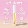 LIVAURA Tinted Lip Gloss for Women, pH Activated Hydrating, Moisturizing,