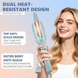 Automatic Curling Iron with 28mm Barrel for Beachy Waves