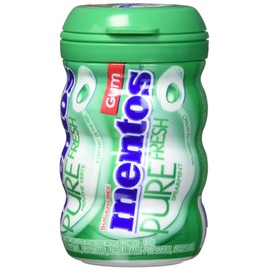 Mentos Pure Fresh Gum, Spearmint, Pack of 6 {Imported from Canada}