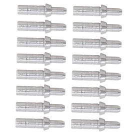 SUPVOX 40pcs Arrow Tail Aluminum Replacement for Archery Inner Arrow Fitting for Hunting and Practice Accuracy and Resistance