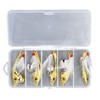 5pcs Metal VIB Fishing Lure Professional Rotating Sequins Lure Bait
