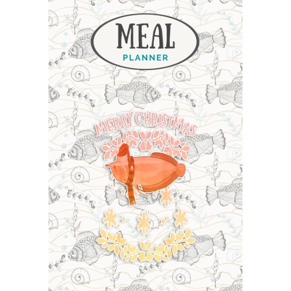 Meal Planner - Fish Merry Christmas Ornament Arowana Ugly Xmas: