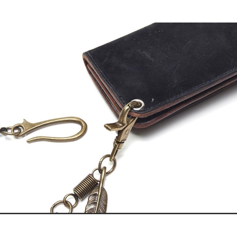 Grandios GD-WLCHAIN-03 Belt Hook, Metal Wallet Chain, Long, Stylish, Men's,