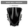 psler Windshield Windscreen Double Bubble for YZF R3 R25 2019-2023