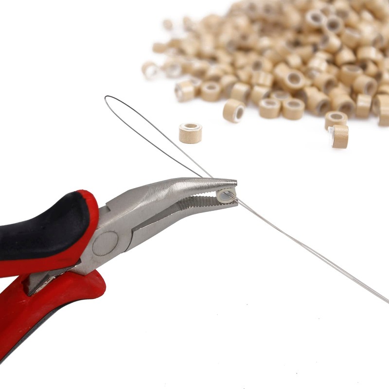Hair Extension Pliers and Pulling Loop Tool Full Set Tools