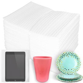 10'' x12'' Cushion Foam Pouches, 50Pcs Packing Cushioning Supplies for Moving, Foam Wrap Pouches Protect Fragile Items, Cushioning Foam Padding for Packaging Dishes/China/Cups/Plates/Mugs