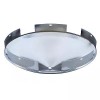 United Pacific 5 Even Notched Chrome Pointed Front Hub Cap