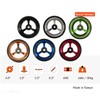 RIANTWHEEL, 4 X 1.0 inch, Solid, PU Wheels, Wheelchair Casters,