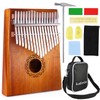 Nabance Kalimba 17 Keys Thumb Piano with Study Instructions Tuning