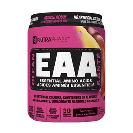 NutraPhase Clean EAA, All Natural, Vegan Friendly, Gluten Free, Amazing Taste, Fruit Punch