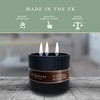 Pecksniffs Black Tall Bourbon & Mandarin Scented Candle | 3