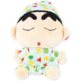 Tees Factory Crayon Shin-chan Sitting Mascot, Pajamas, Approx. 5.5 x 4.3 x 3.0 inches (140 x 110 x 75 mm) or less (excluding hands, feet, ears, hair) KS-5541817PS