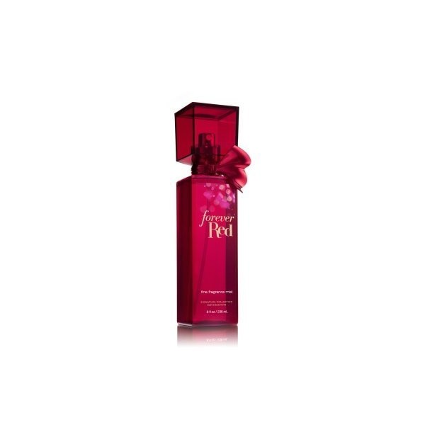Bath and Body Works Forever Red Fine Fragrance Mist Original Rectangle Packaging with Bow