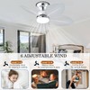 GJeg Tropical Ceiling Fans with Light, 38-inch Flush Mount Palm
