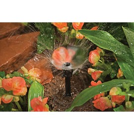 Orbit 69535 Shrub and Flower Bed Drip Kit with Programmable Hose Watering Timer Black